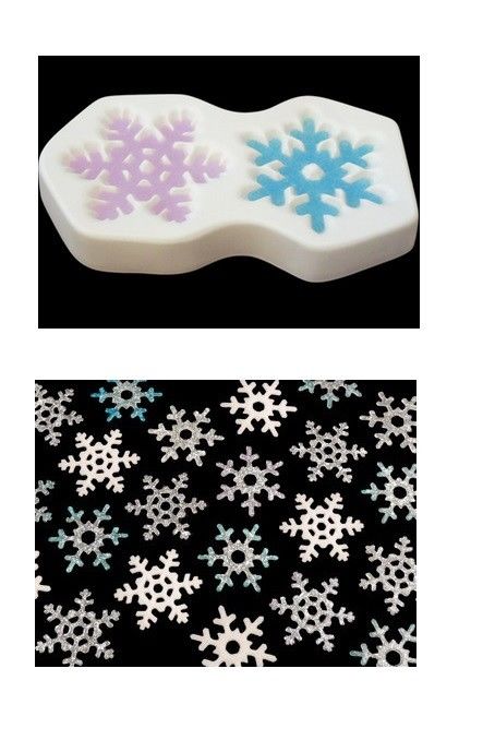2014 Colour de Verre SNOWFLAKE Ceramic Reusuable Fusing Mold Casting-