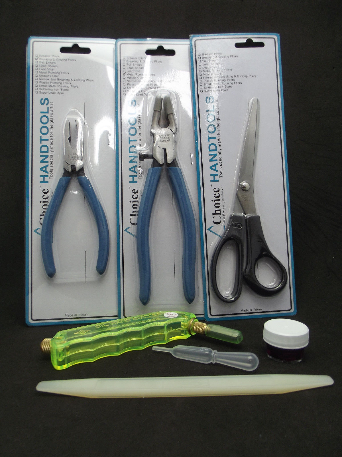 Hand Tool Set TOYO CUTTER Breaker Grozer & Running Pliers Fid Foil Shears Kit-