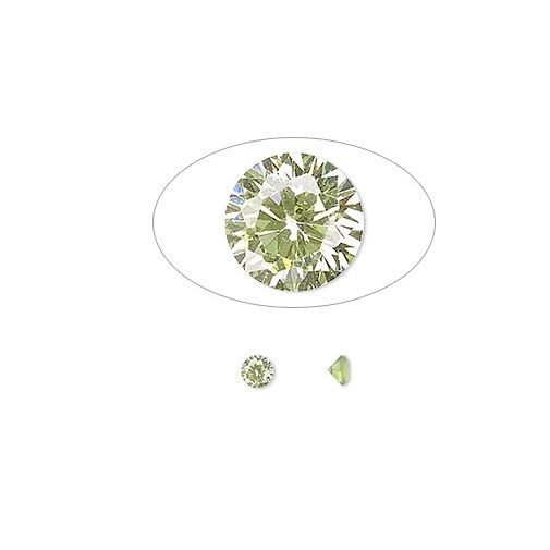 5 4mm Round Cubic Zirconia Choice 1/4 Carat Set or Fire In Metal Art Clay PMC-