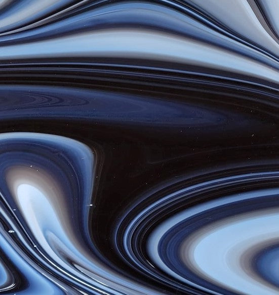 3005.9 Licorice Swirl Opal Mix 12 x 12 Inch Oceanside Compatible 96 COE Sheet Glass-