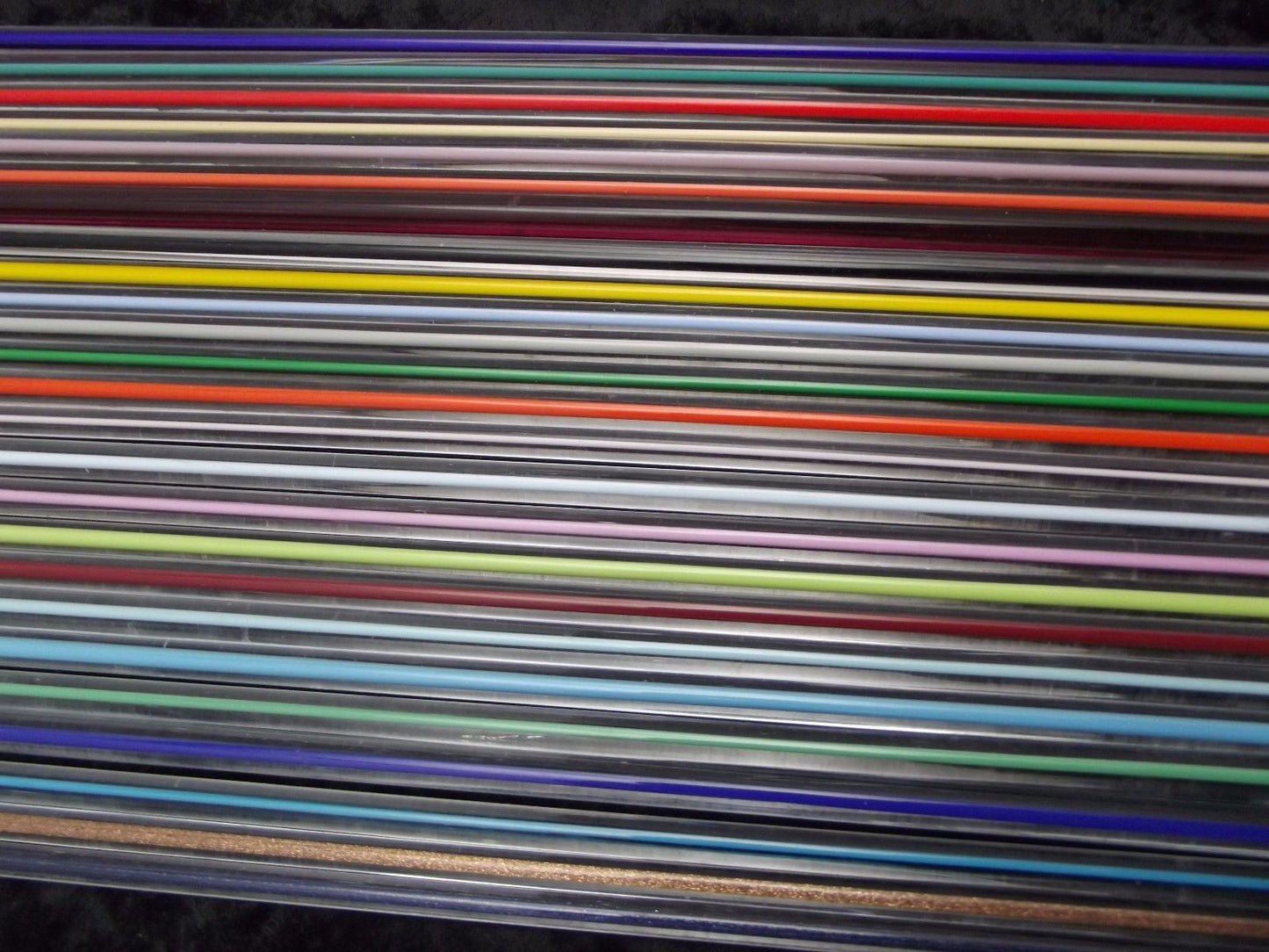 Filigrana Assortment Moretti Effetre 26 Glass Rods 13" Standard Width Set-
