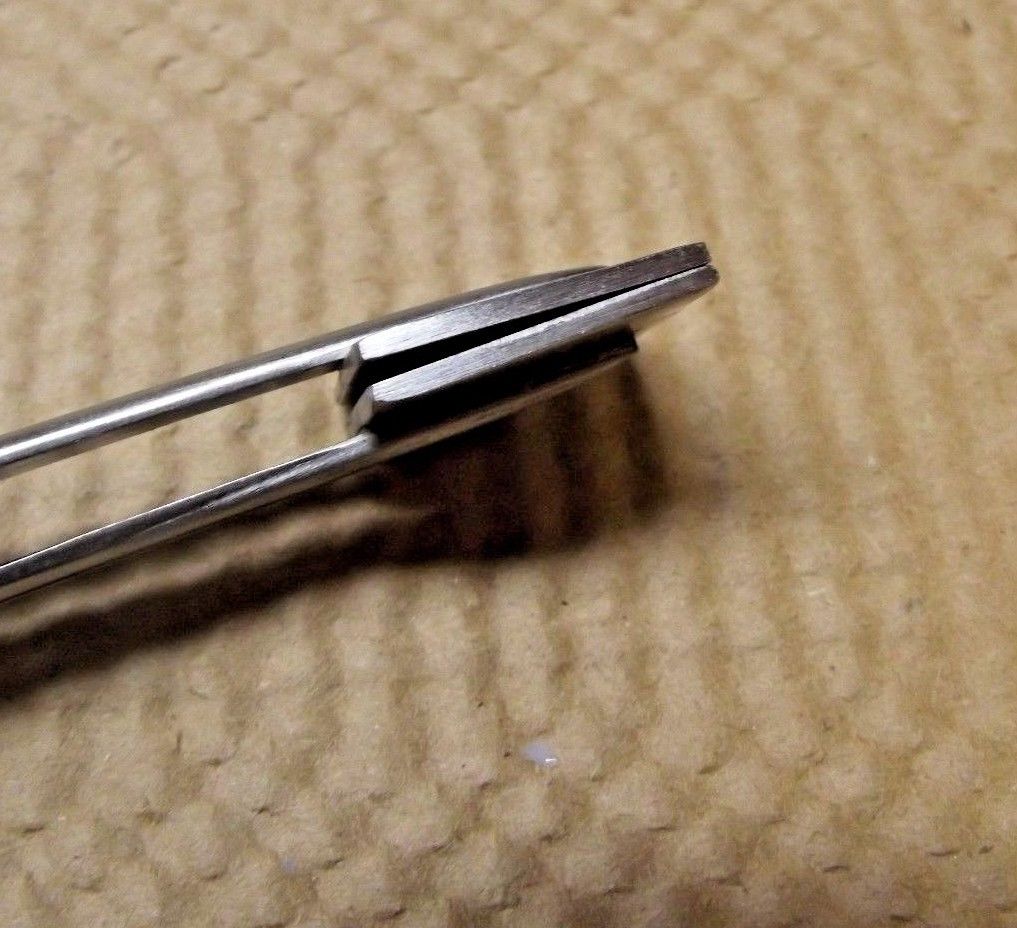 8" Pro Tweezer Masher Bead Press Stainless Steel Hot Glass Lampworking Supplies-
