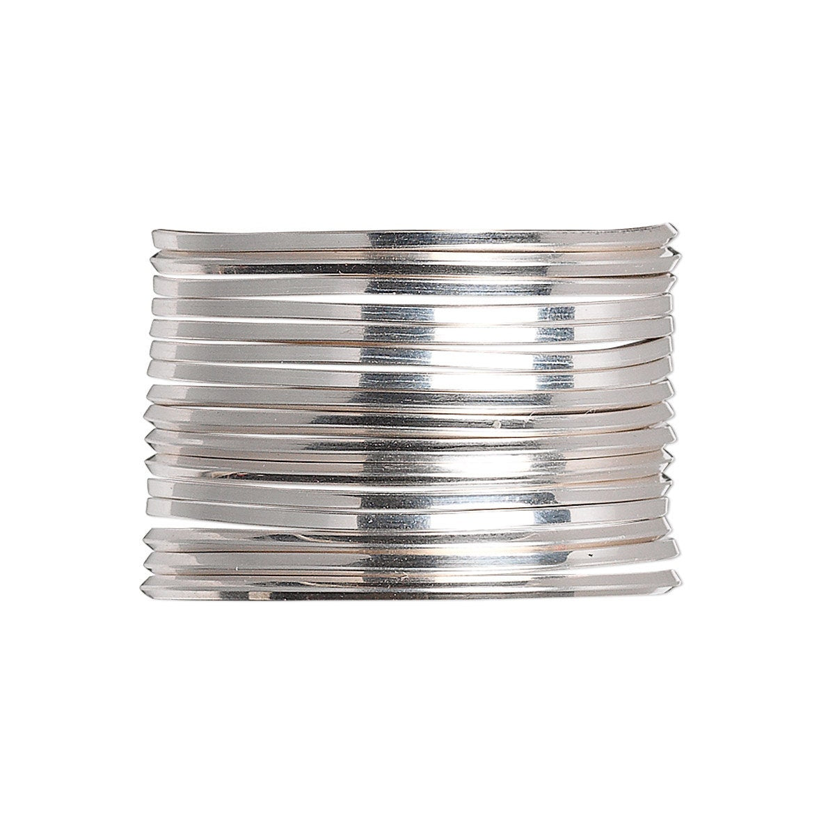 18ga Dead Soft Square Solid Sterling Silver Five Feet Wrapping Wire Made in the US-