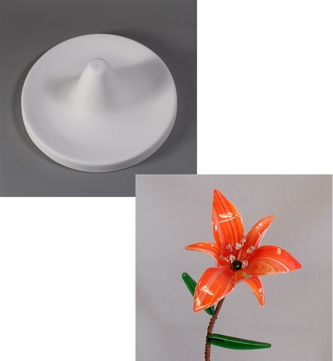 Large Flower Cone Fusing Draping Mold Creative Paradise Floral 7.5 x 3.5" CPI 50-