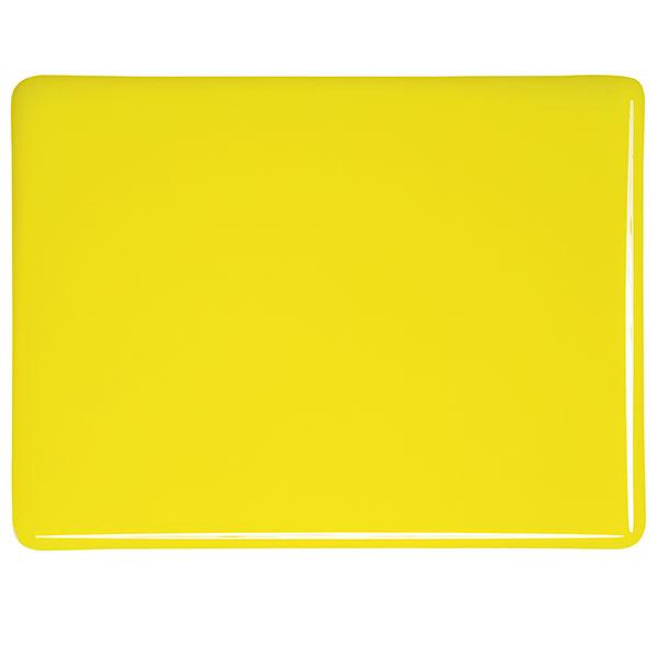 0120 Canary Yellow Striker Opal 90 COE Bullseye Fusing Glass Sheet 5x5 inch 3mm Striker 90COE-