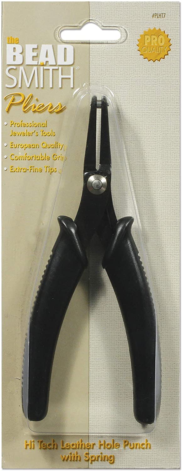 Beadsmith Hi-Tech Hole Puncher 6 inches 1.6mm Punch High Carbon Steel Head-