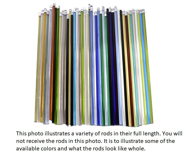 054 Blue Medium Transparent 8 oz Genuine Moretti Effetre Glass Rods Italy 104 COE-