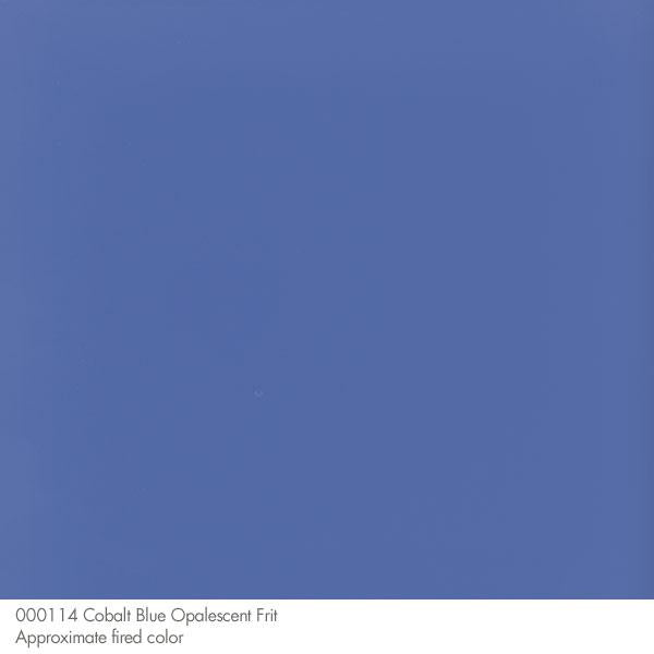 0114 Cobalt Blue Opal Bullseye 90 COE GLASS FRIT FINE 16 oz One Pound-