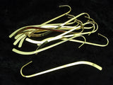 12 BEADSMITH Quality GOLD PLATED BOOKMARK Findings 4 3/4 x 1" Shepherds Hook- 