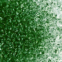 F3 125 Dark Green Transparent MEDIUM 96 COE Frit 8.5 oz Jar-