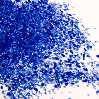 F3 2306 96 Dark Blue Opal MEDIUM 96 COE Frit 8.5 oz Jar-