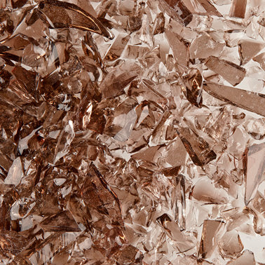 F5 5181 96 Bronze Transparent COARSE 96 COE Frit 8.5 oz Jar-