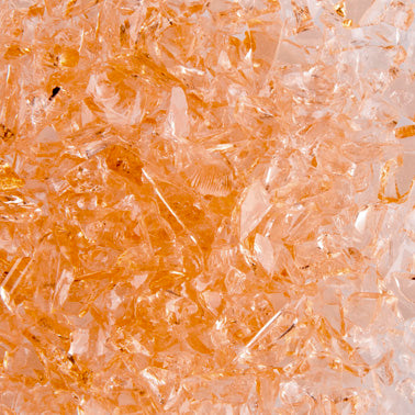 F5 5911 96 Pink Champagne Transparent COARSE 96 COE Frit 8.5 oz Jar-