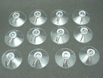 100 Piece Quality Large 1 3/4" Suction Cups Stained Glass 1-1/2" with Metal Hook- 