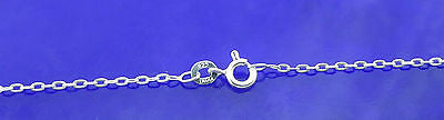 Quality Necklace CHAIN .925 Sterling Silver Long Link Cable 1.4mm wide by 16"-