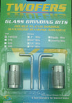 Grinder Bits Diamond  3/4"  Twofers 2 Pack 100/120 Grit Fits MOST Inland Glastar- 