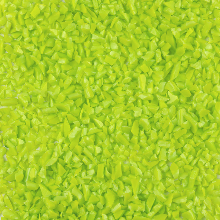 F5 2262 Lemongrass Opal COARSE 96 COE Frit 8.5 oz Jar-