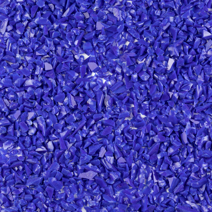 F5 2306 Dark Blue Opal COARSE 96 COE Frit 8.5 oz Jar-