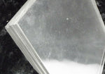 6 Pieces 6x6" Oceanside Compatible 96 COE Extra Crystal Clear Glass Sheets Pack Studio Stock Up- 