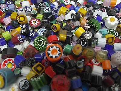 Millefiori PARTY Mix of Sizes Patterns 104 COE Mille Glass Slices 8 oz Assorted-