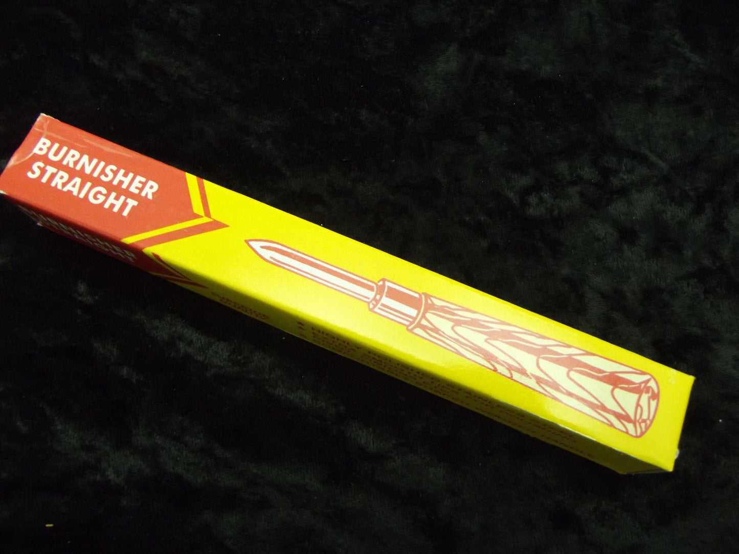 Straight burnisher wood handle 6-1/2 in long PMC Tools Smooth Bezels Shines-