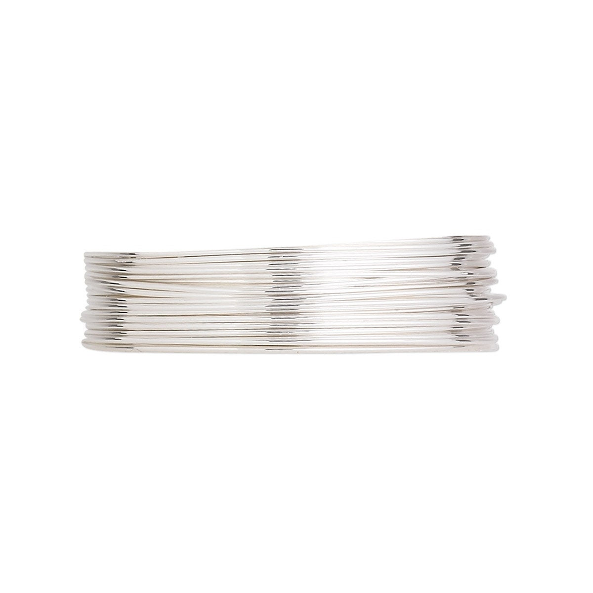 24ga Argentium® Full Hard Round Solid Sterling Silver Five Feet Wrapping Wire Made in the US-