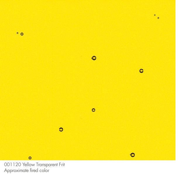 1120 Yellow Transparent POWDER Full Jar 16 ounces 90 COE Bullseye Frit Fusing Supplies Glass 90COE-