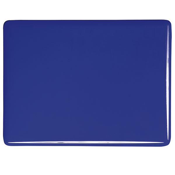 Shorty 0147 Deep Cobalt Blue Opal 90 COE Bullseye Fusing Glass Sheet-