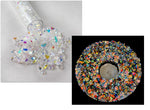 CBS Dichroic Frit 96 COE Rainbow One on CLEAR Glass Fusing Supplies 2 oz tube- 