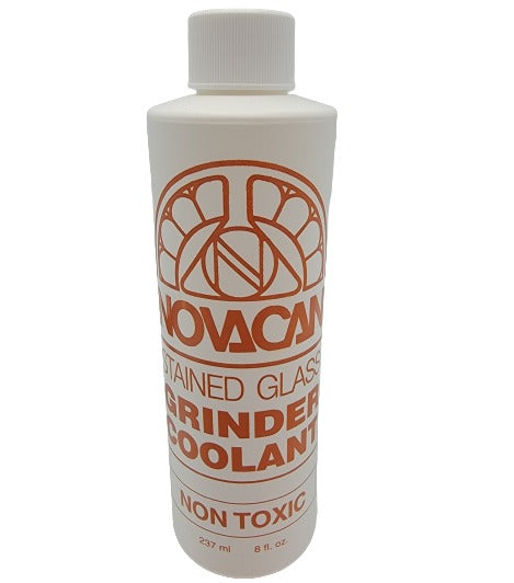 8 ounce FULL SIZE Novacan Stained Glass GRINDER COOLANT Extend Bit Life-