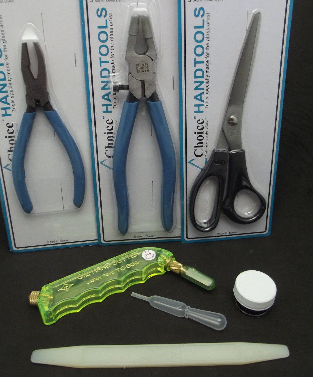 Hand Tool Set TOYO CUTTER Breaker Grozer & Running Pliers Fid Foil Shears Kit-