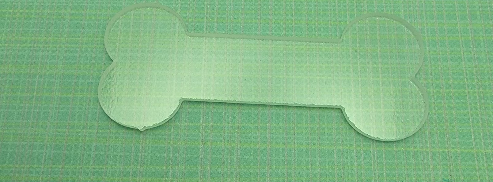 96 COE Dog Bone Glass Precut Fusing Mosaics Top or Base 3 1/2" Wide 96COE-