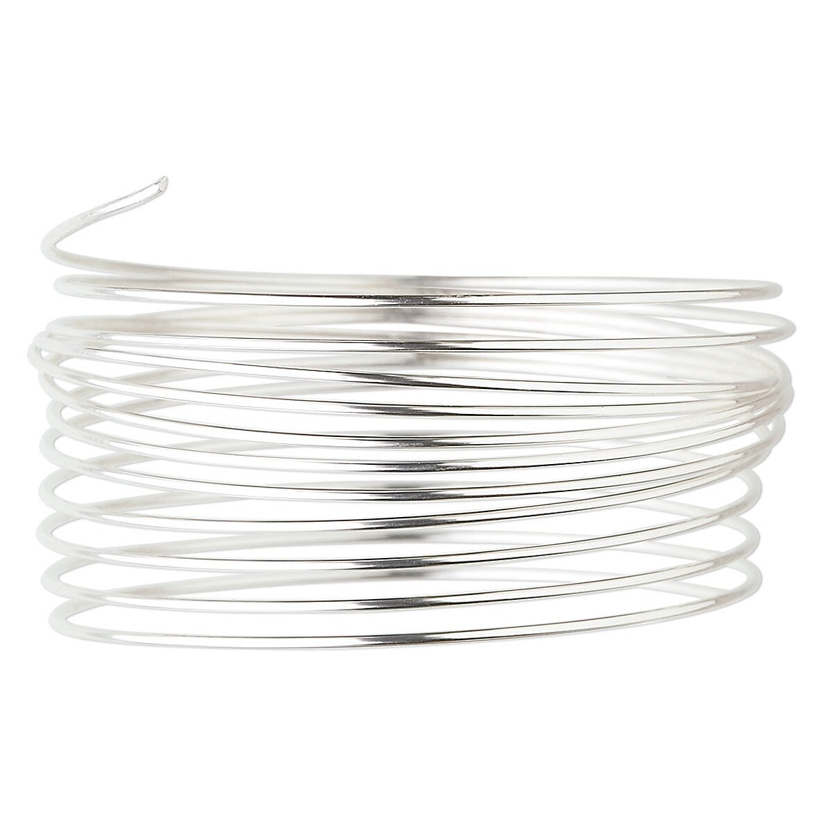 21ga Dead Soft Round Solid Sterling Silver Five Feet Wrapping Wire Made in the US-