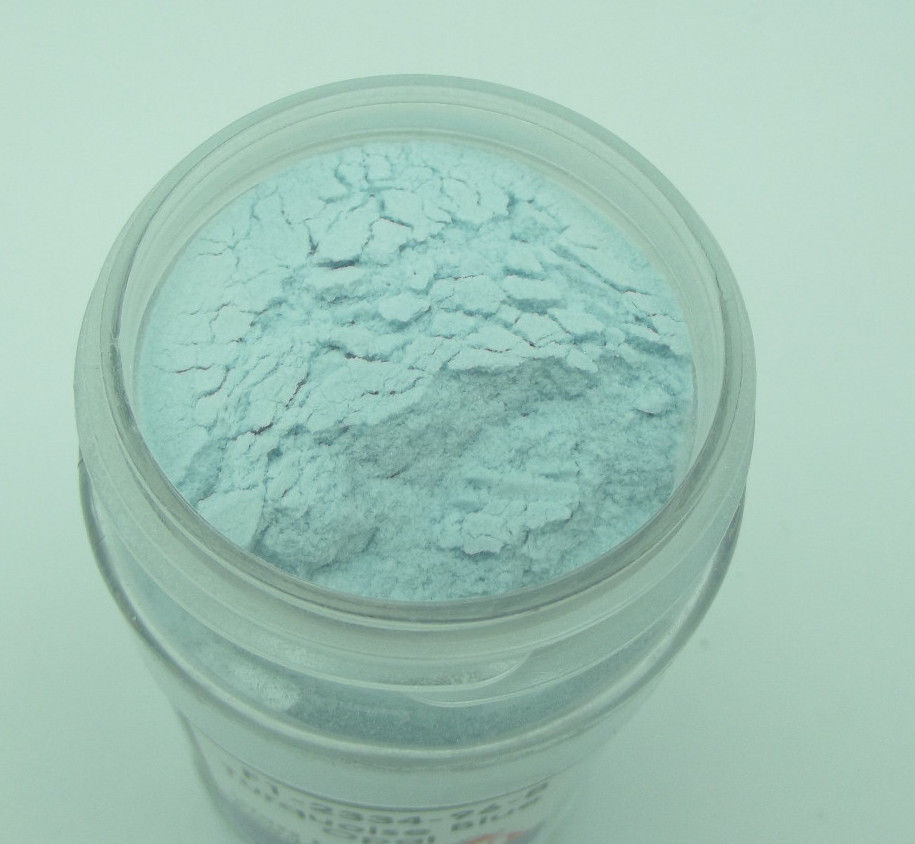 F1 2334 96 COE Turquoise Blue Opal Powder 8.5 oz Jar-
