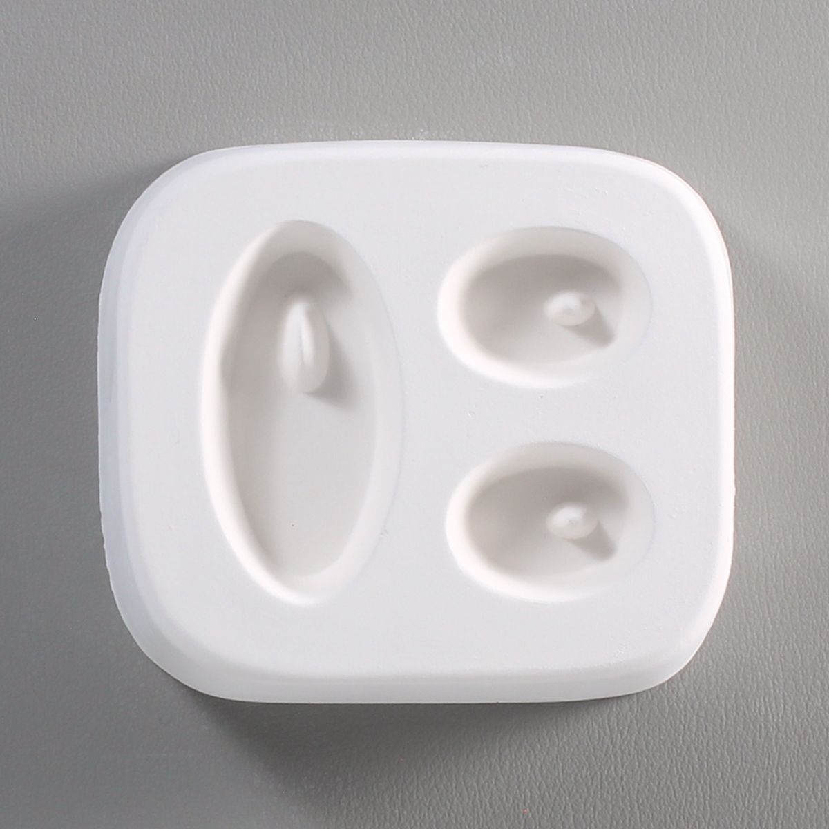Little Fritters Oval Pendant Earring Trio Mold Glass Frit Casting Kiln Supplies 74-