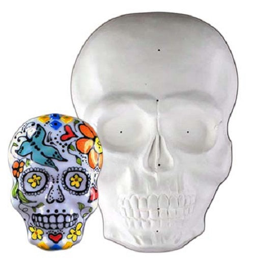 Skull Draping Mold Glass Fusing Supplies Creative Paradise GM214 5.5" x 8.25"-