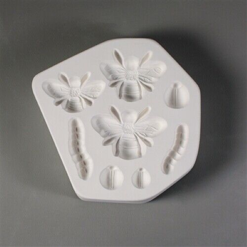 Garden Bug Frit Casting Mold LF145 Creative Paradise Glass Fusing Bee Lady Bug +-