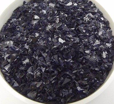 Coarse Blue Aventurine Goldstone FRIT Lampwork Fusing 1 oz SPARKLES 3-5mm-