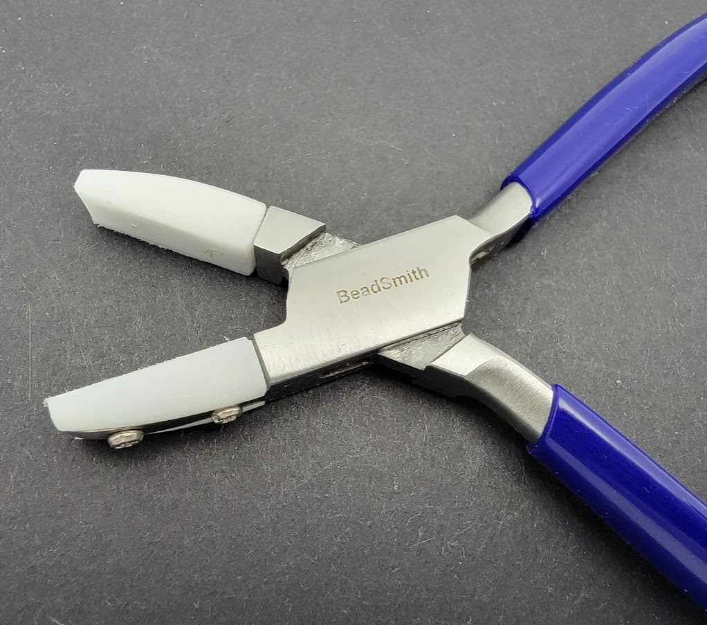 PL550 Beadsmith Double Nylon Jaw Pliers Extra Fine Tips Pro Quality 5-1/2"-