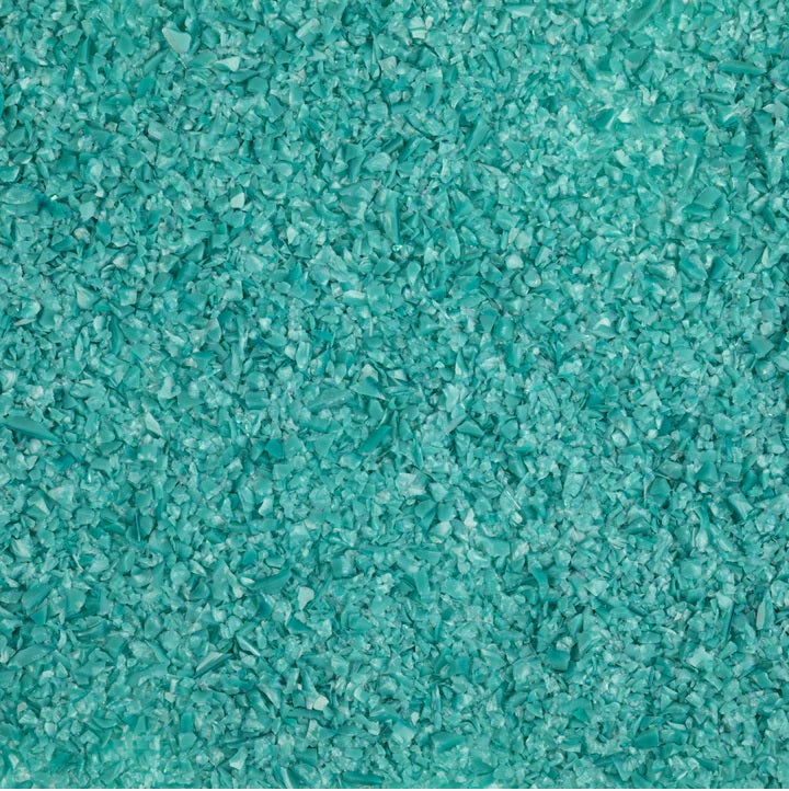 F3 2234 Peacock Green Opal MEDIUM 96 COE Frit 8.5 oz Jar-