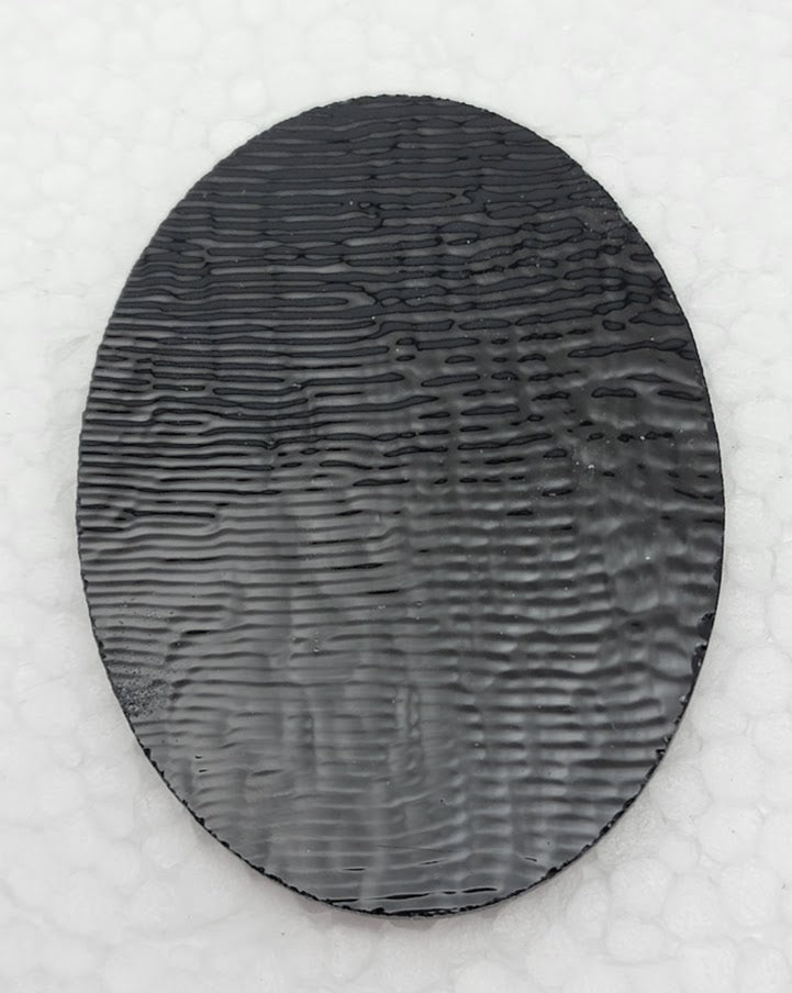 3 or 6 OVALS 90 COE Precut Glass 1" 1 1/2" 2" Black or White or Clear Fusing Supplies-Size/Color/Quantity 1" Black Six Pieces