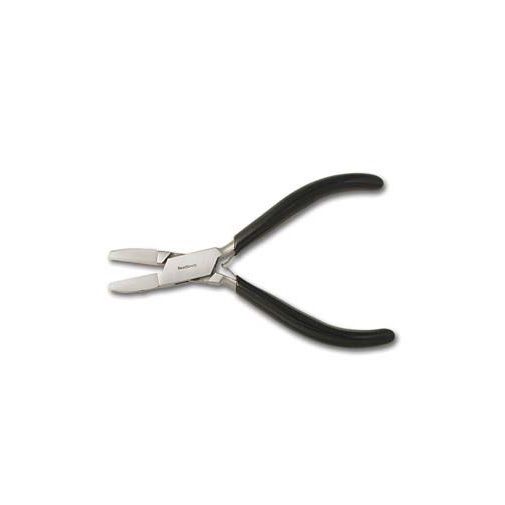 PL566 Beadsmith Double Nylon Jaw Pliers Flat Nose Pro Quality 4.75" Black Handle-
