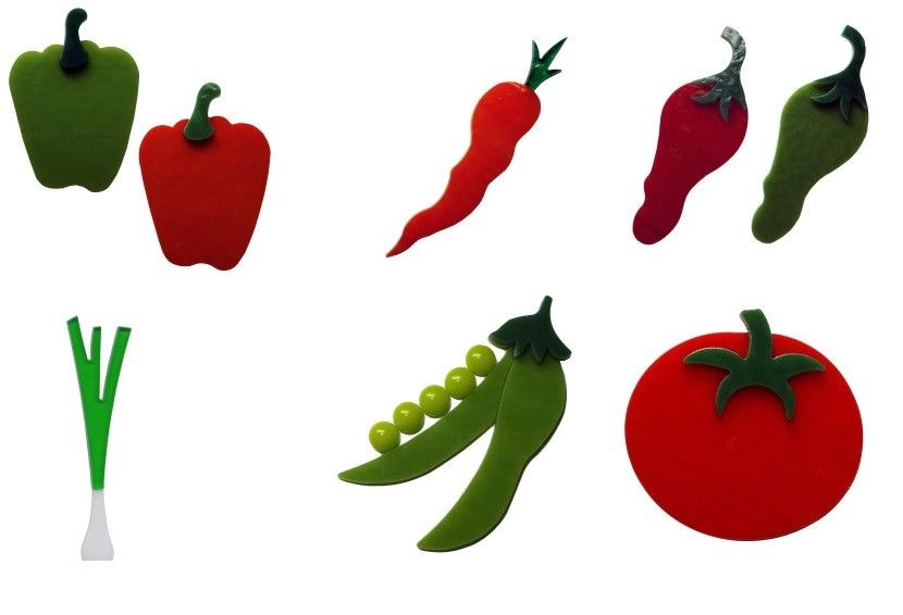 90 COE Precut Glass Veggies Peppers Onion Sweet Pea Tomato Carrot CHOICE Fusing-