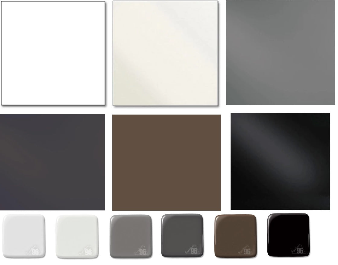 6 Pieces 6x6" Spectrum System 96 COE NEUTRAL OPALS Pack Glass Sheets Pack Stock Up-