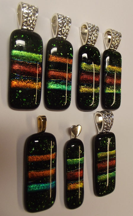 Project Guide: "Feel Like a Royal" Aventurine & Dichroic Slab Pendants