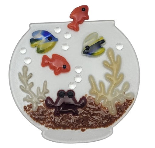 Goldfish bowl glass fusing project