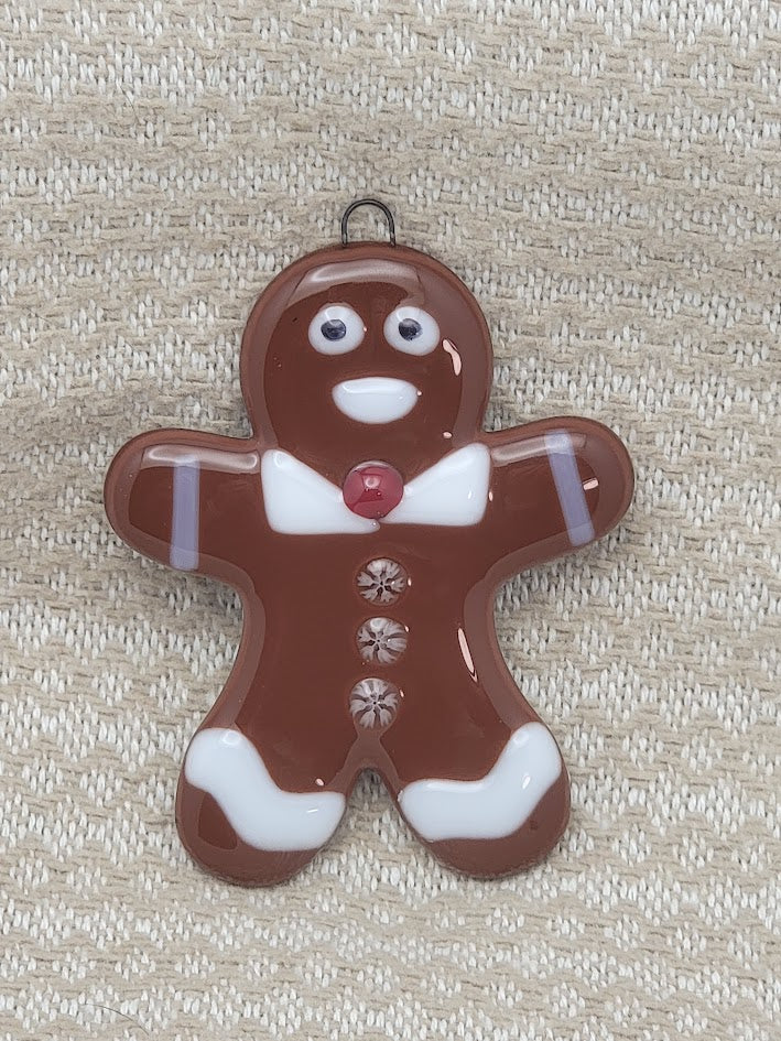 Gingerbread People Man 96 COE Choice of Size Glass Precut Shape Christmas 96COE- 