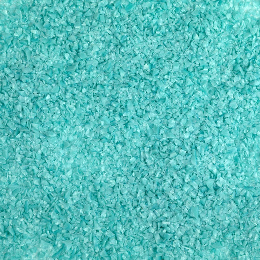 F3 2232 Turquoise Green Opal MEDIUM 96 COE Frit 8.5 oz Jar- 