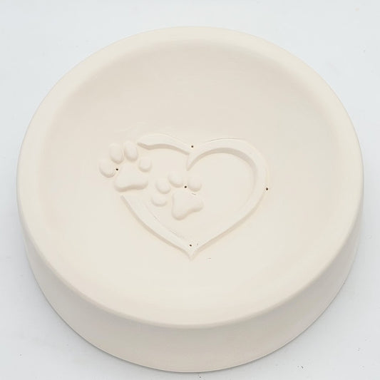 Dog Bowl Fused Glass Slumping Mold 8" Creative Paradise GM243 Dish Fusing- 