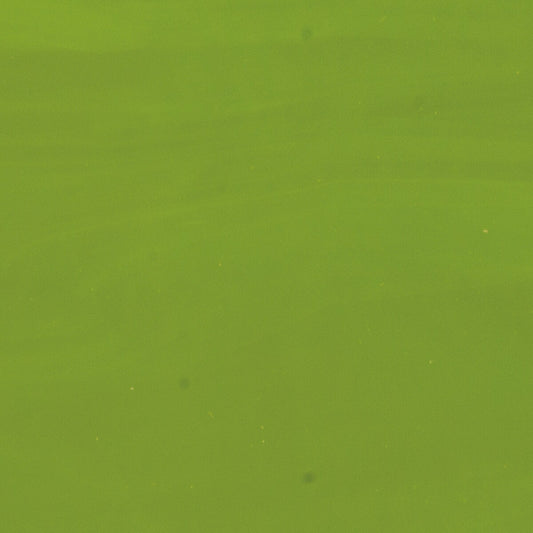 0222 Avocado Green Opal Bullseye 90 COE Glass Sheet 10x10" 90COE- 